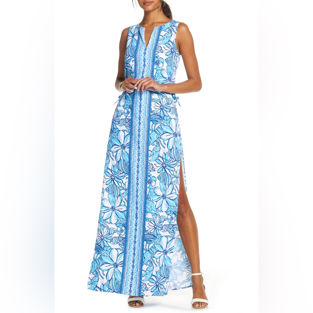 NEW Lilly Pulitzer Donna Maxi Romper Dress